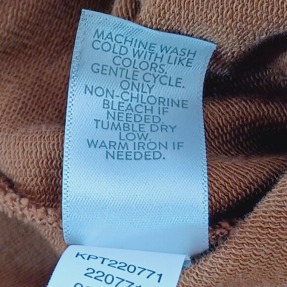 J‎ Jill Pure Affinity French Terry Pants XL Brown Slim Leg Pull On Neutral Work - Picture 6 of 7